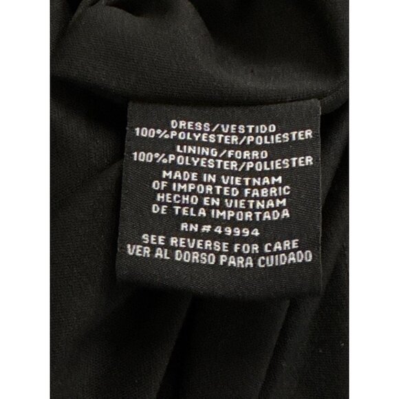 R&M Richard’s Green Metallic Long Sleeve Maxi Dress Women's Shimmery Sz 12 - Picture 10 of 11